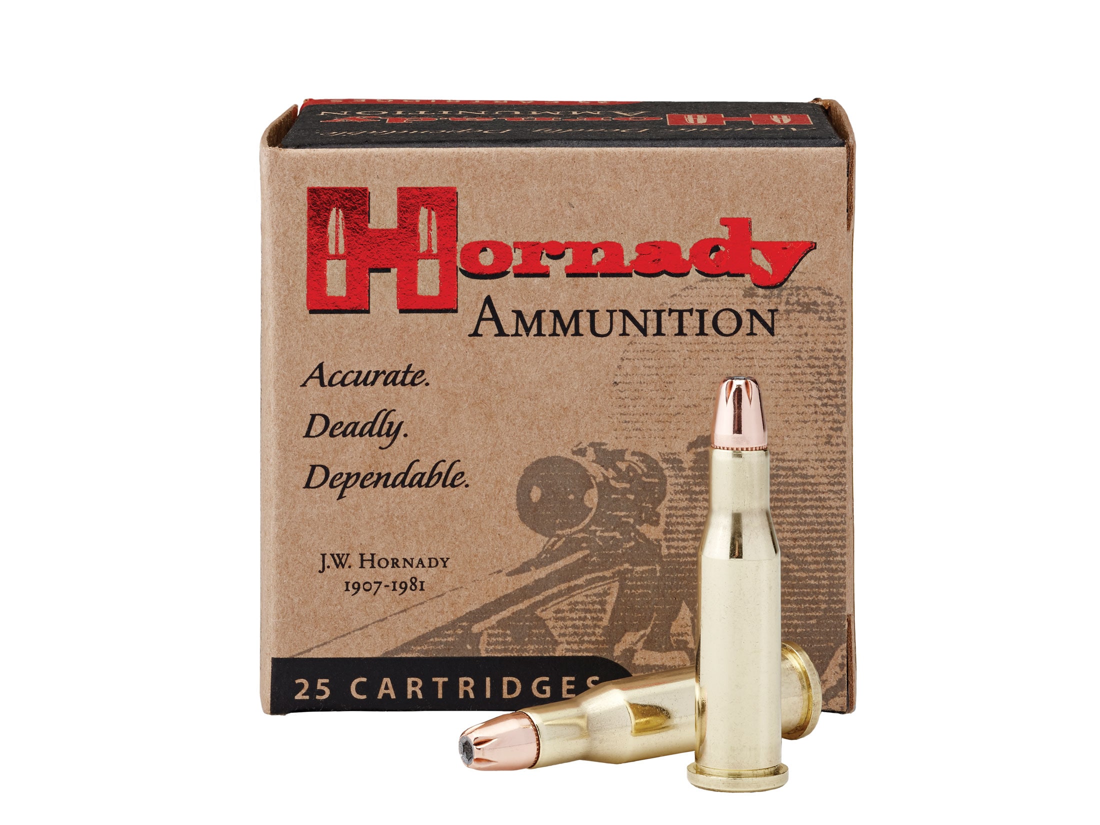 Hornady Custom 218 Bee Ammo 45 Grain Hornady HP Jacketed Hollow Point