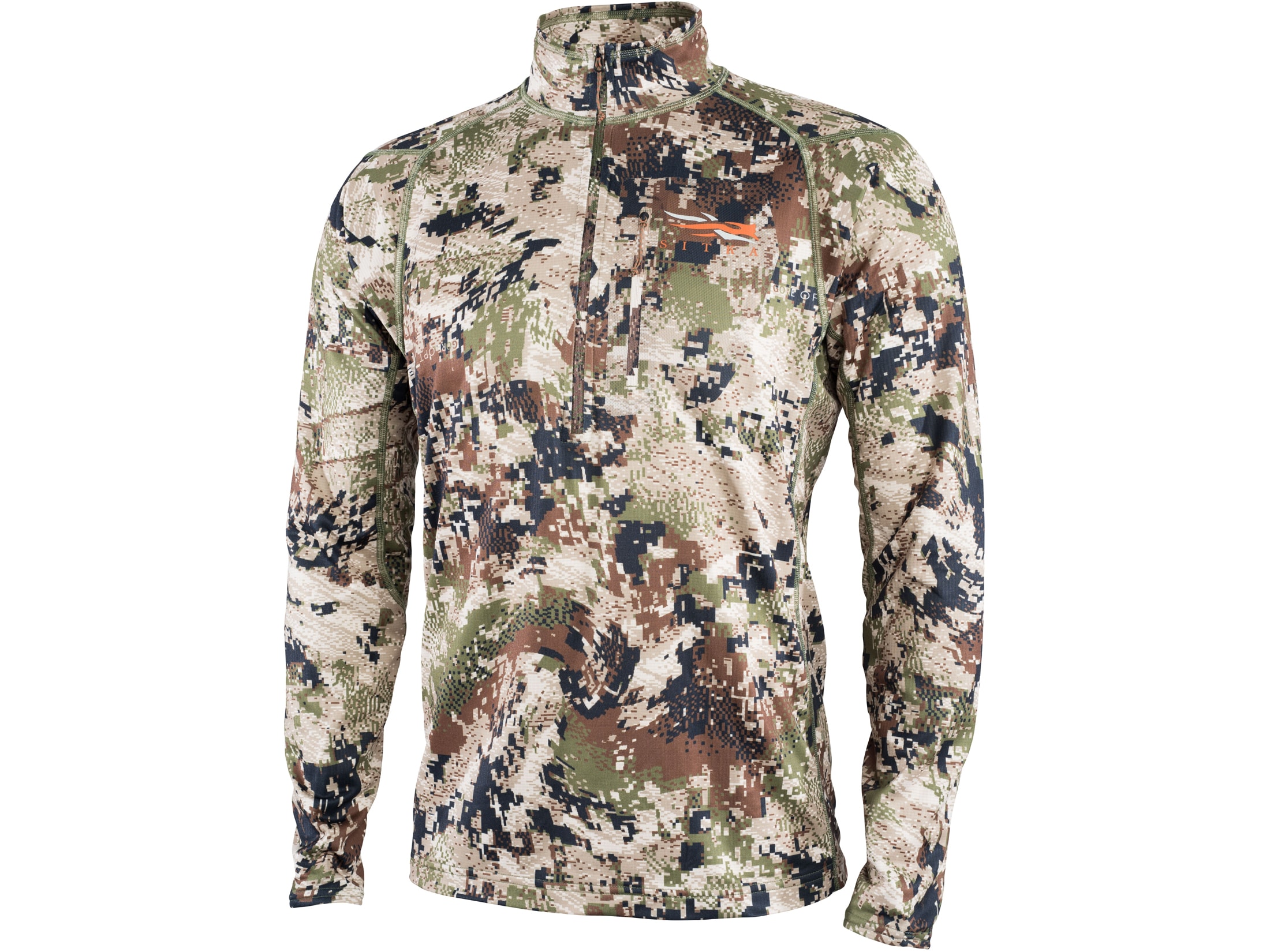 Sitka Gear Men's Core Midweight Zip Long Sleeve Shirt Polyester