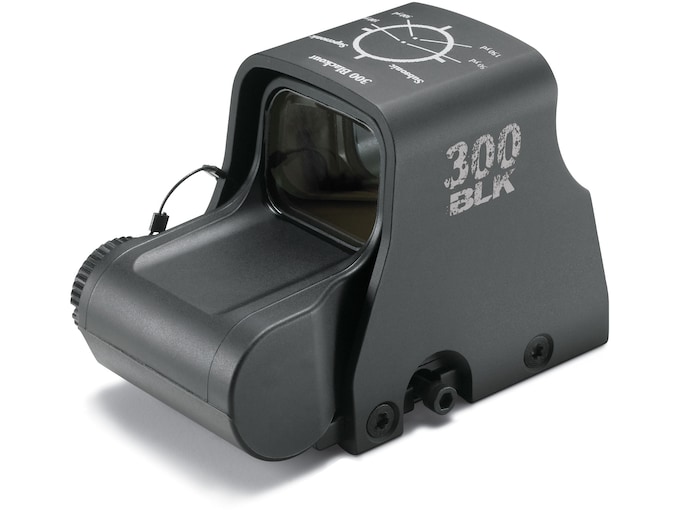 EOTech XPS2-300 Blackout/Whisper Holographic Weapon Sight 68 MOA Circle with (2) 1 MOA Dots Matte CR123 Battery