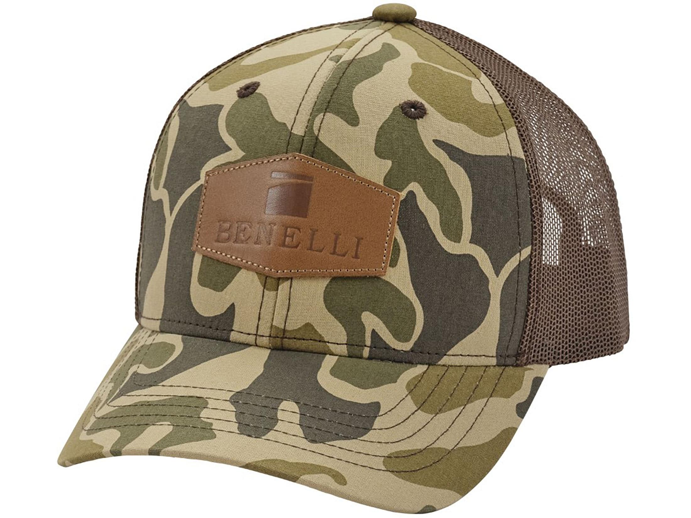 Benelli Men's Logo Patch Cap Woodland Camo One Size Fits Most