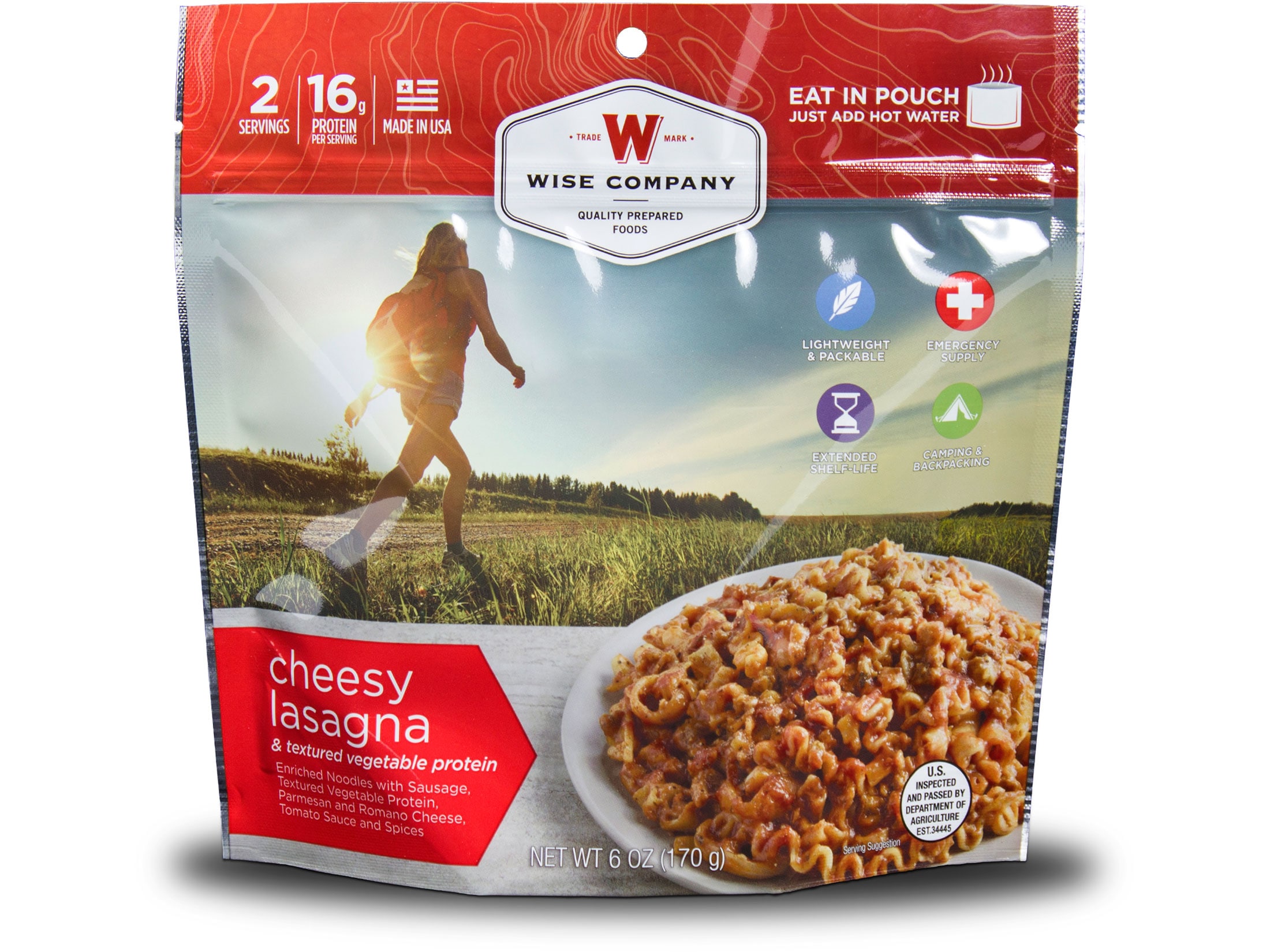 Wise Company Outdoor Cheesy Lasagna Freeze Dried Food