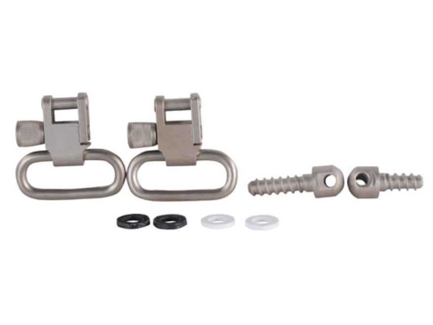 GrovTec Sling Swivel Studs 1 Locking Swivels Set Wood Screw Forend
