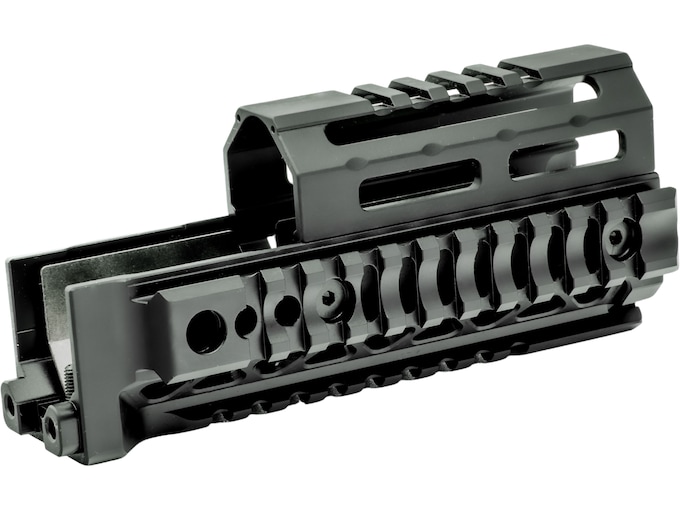Midwest Industries AK Alpha Quad Rail Handguard AK-47 6" M-LOK Aluminum Black