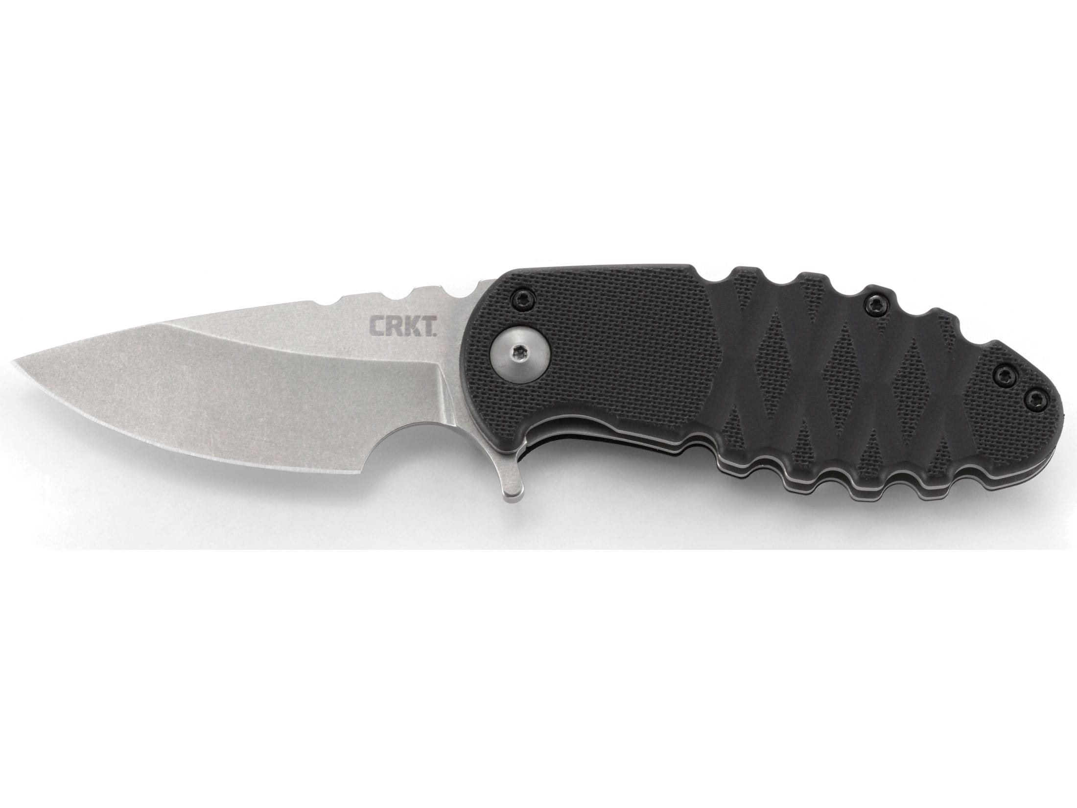 CRKT Pineapple Folding Knife 2.63 Drop Point 1.4116 SS Blade GRN