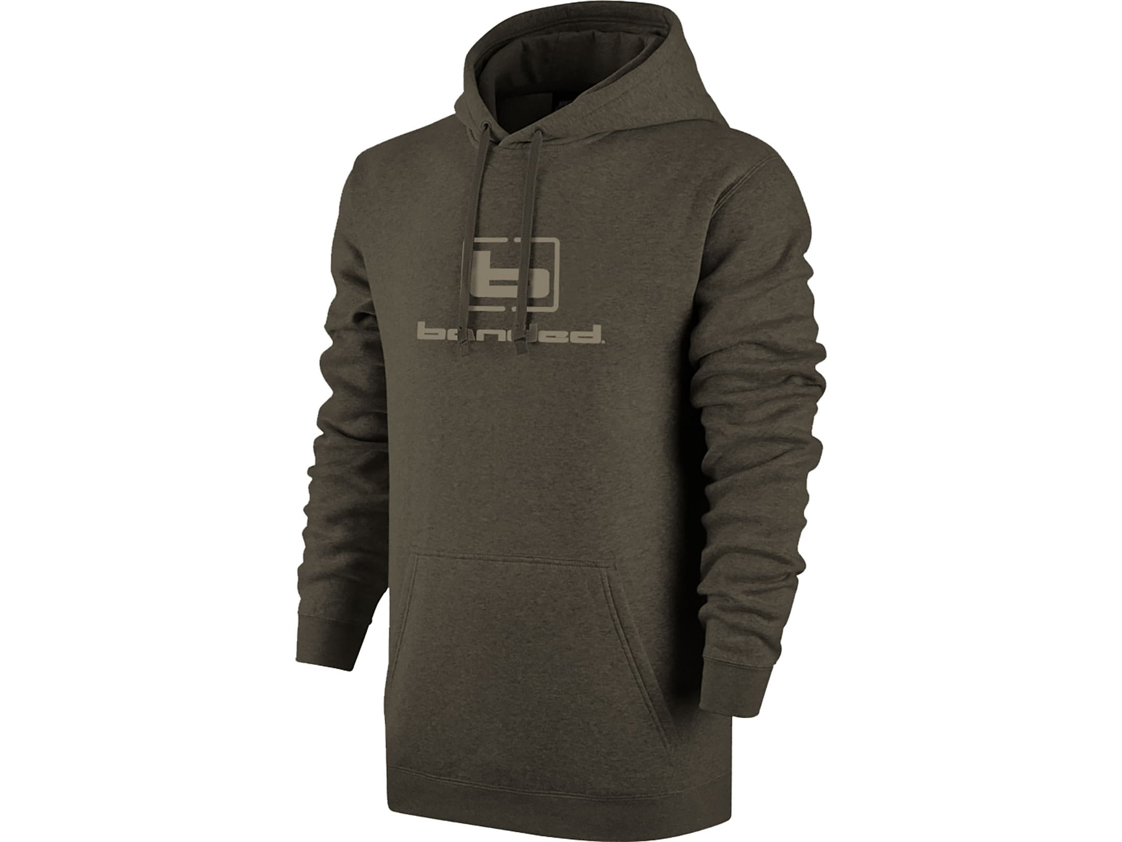 banded logo hoodie