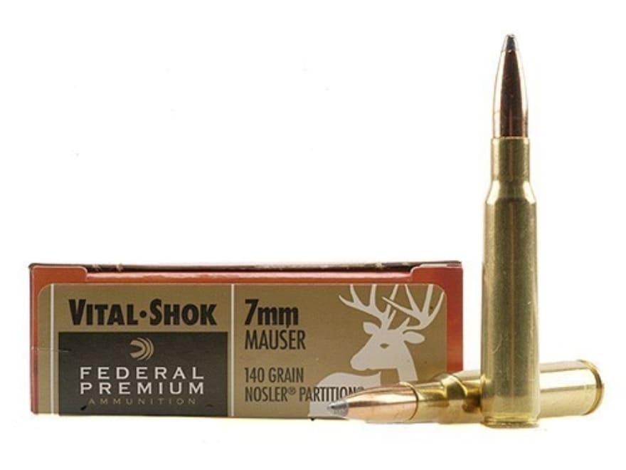 Federal Premium Vital-Shok Ammo 7x57mm Mauser (7mm Mauser) 140 Grain