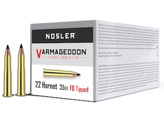 Nosler Custom 22 Hornet Ammo 40 Grain Nosler Ballistic Tip 