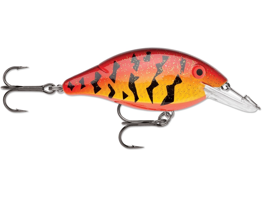 Luhr-Jensen 1/4oz Speed Trap Crankbait Fire Tiger/Crystal