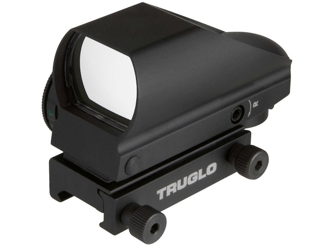 TRUGLO TB Red Dot Sight Multiple Selectable Red and Green Reticle with Picatinny Mount Matte Black