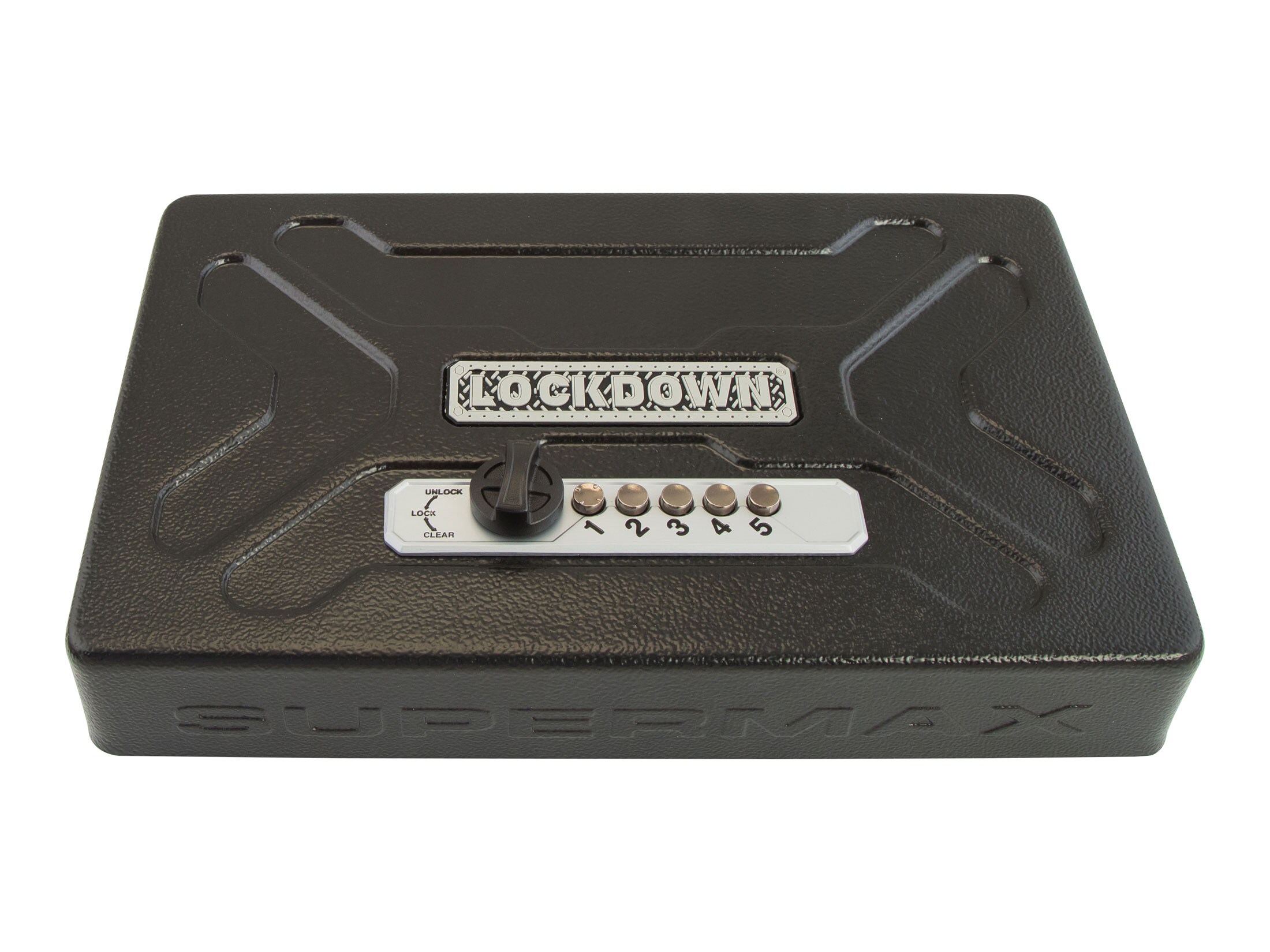 Lockdown SuperMax Universal Security Vault Mechanical Lock Steel Black