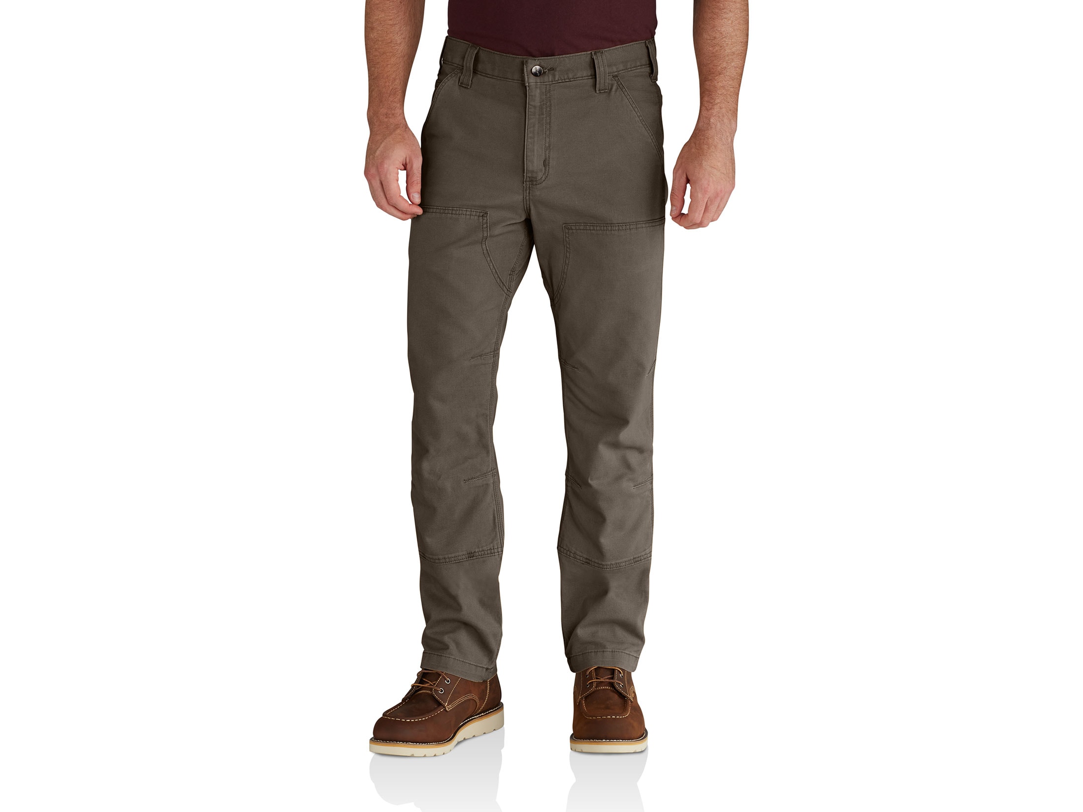 Carhartt Men's Rugged Flex Relaxed Fit Canvas Double Front Utility