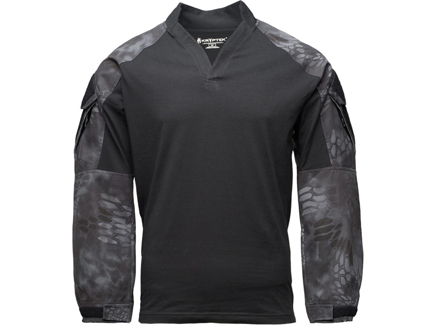 Kryptek Men's Tactical Rugby Long Sleeve Shirt Acrylic/Cotton/Nylon