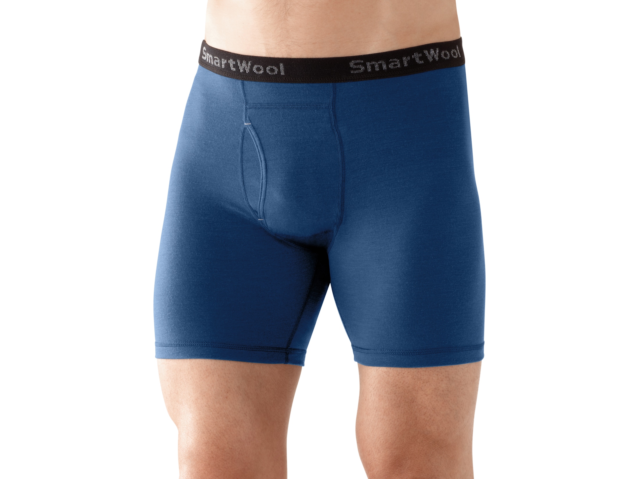 Smartwool Men's NTS Micro 150 Boxer Brief Underwear Merino Wool Cadet