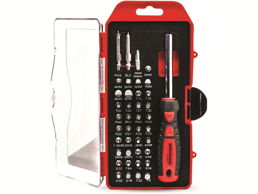 Birchwood Casey 40 Piece Pro Gunsmithing Screwdriver Set