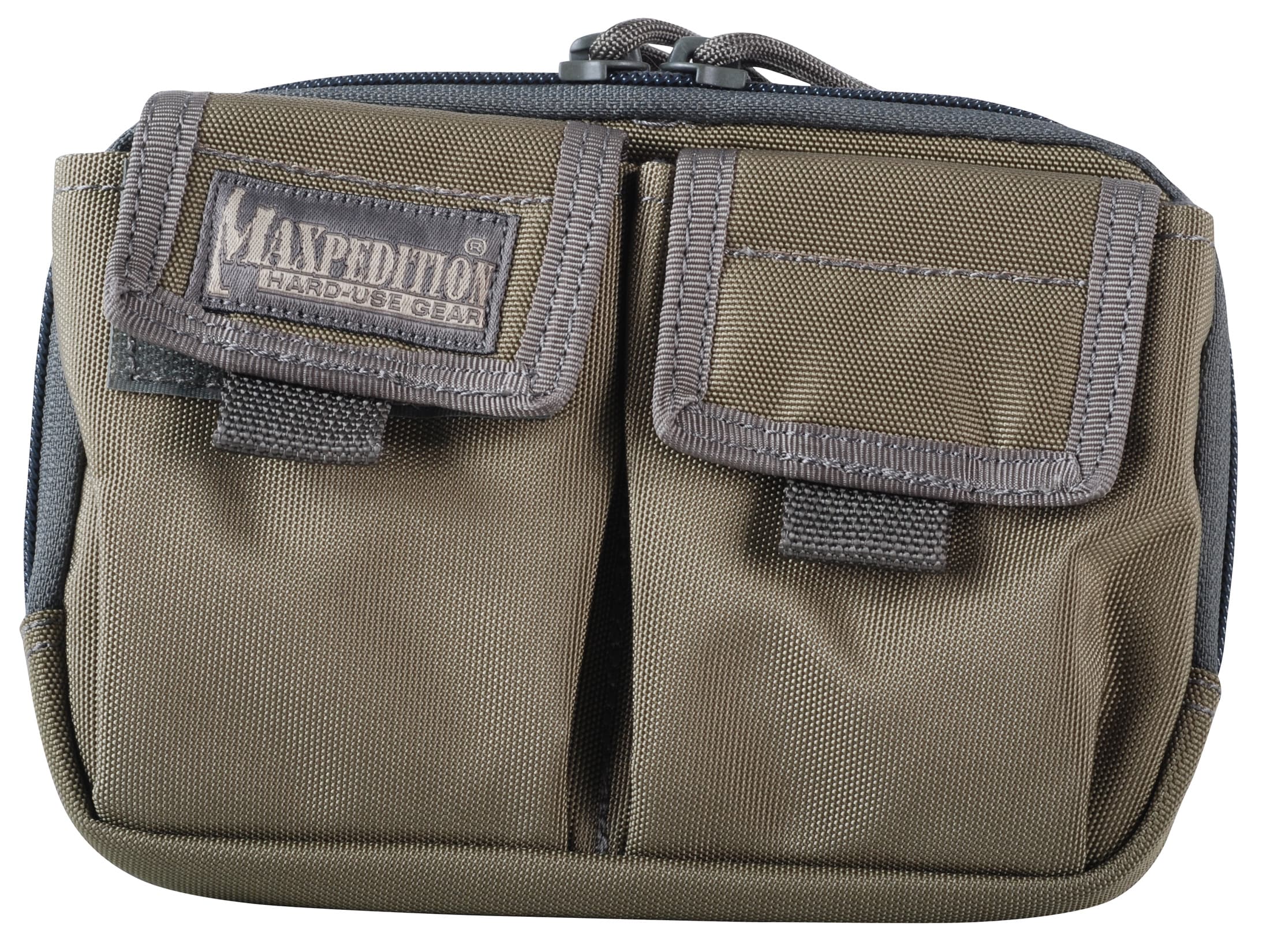 Maxpedition Hook&Loop Fastener Double Pocket Insert Nylon Khaki