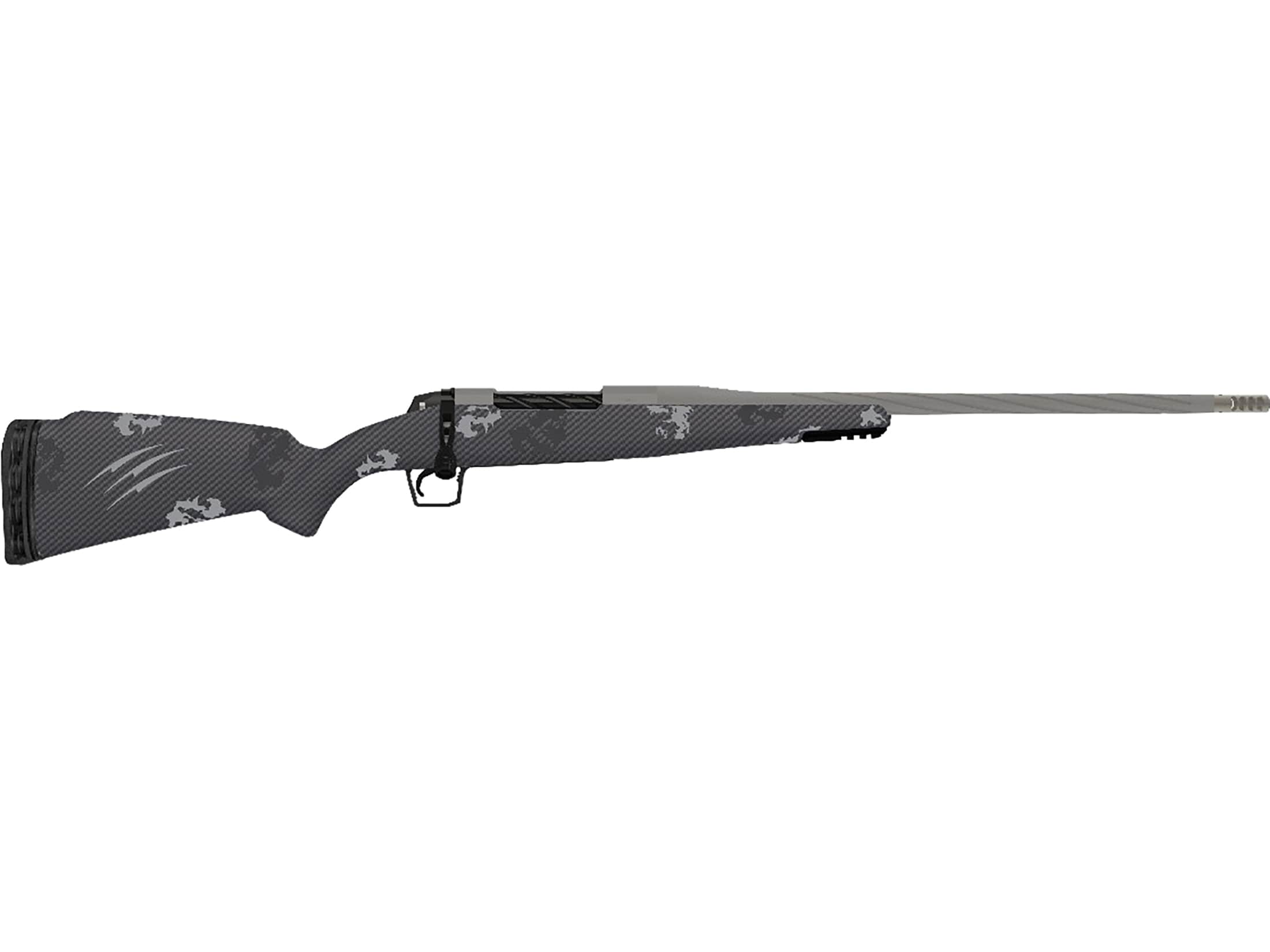 Fierce Firearms Twisted Rogue Bolt Action Rifle 7mm Backcountry 22" Fluted Black Threaded Barrel Glacier Frame Phantom Field Stock