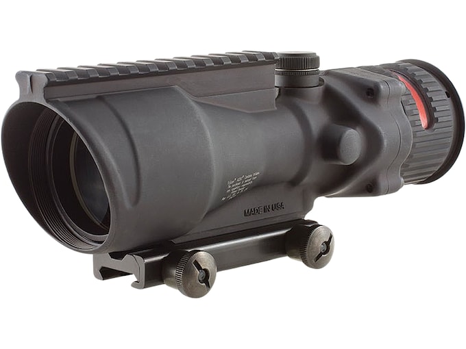 Trijicon ACOG TA648 Rifle Scope 6x 48mm Dual-Illuminated Red Chevron .50 BMG Reticle with TA75 Mount Matte Black