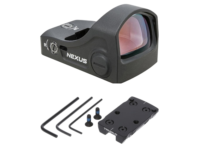 TRUGLO Nexus Red Dot Reflex Sight with Universal Shotgun Vent Rib Red Dot Mount
