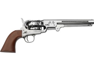 Pietta 1851 Bull Run Union Commemorative Black Powder Revolver 36 Caliber 7.5" Polished Steel Barrel Polished Steel Frame Walnut Grip