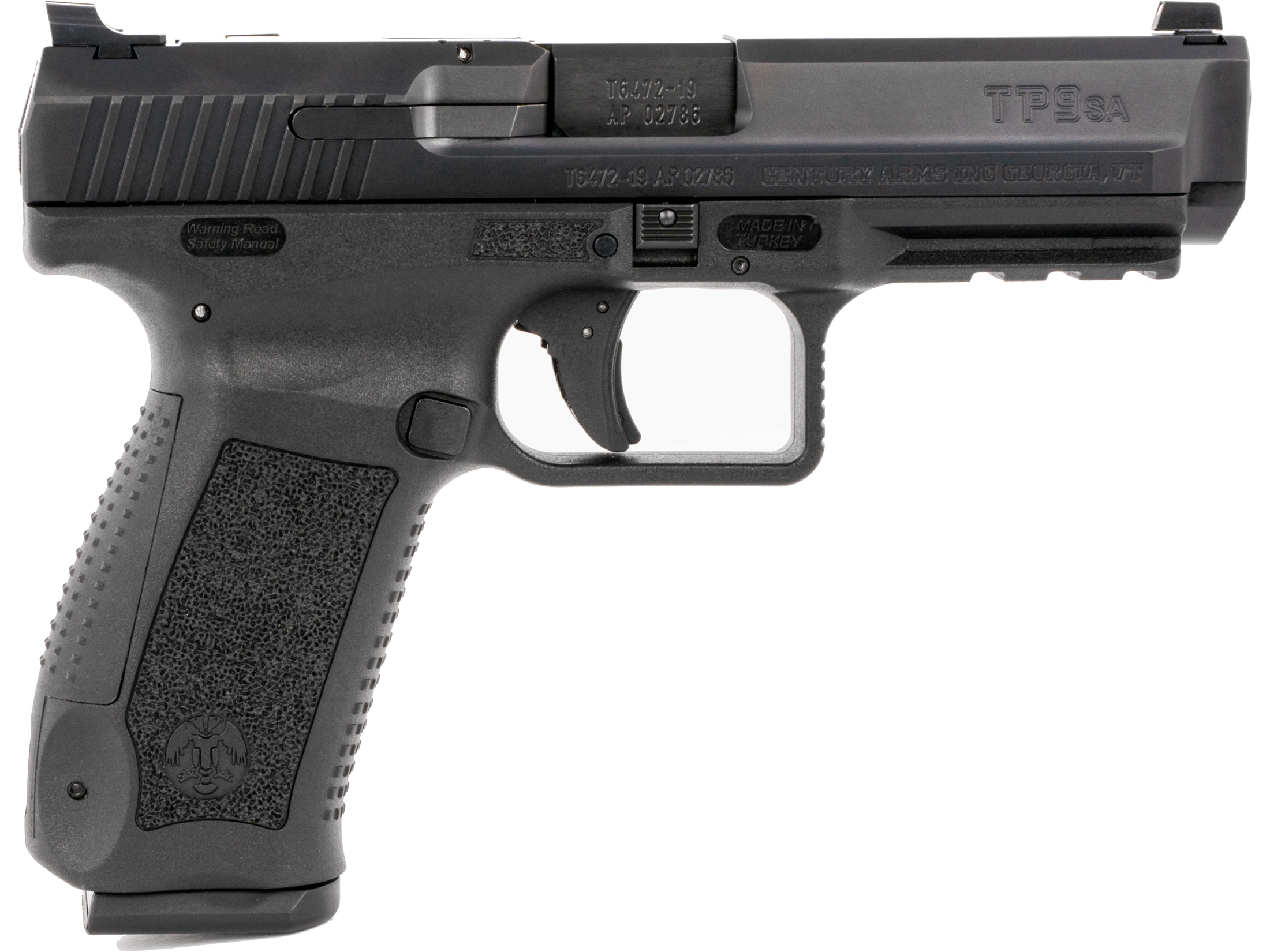 Canik TP9SA Mod.2 FS 9mm Luger Pistol 4.46 Barrel 18+1 Round Black