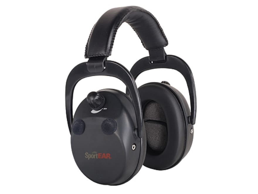 SportEAR Electronic Earmuffs XT4 (NRR 25dB) Black