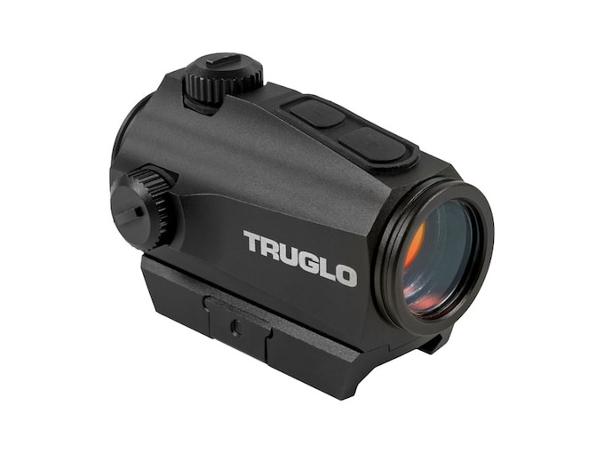 TRUGLO Ignite Mini Red Dot Sight 1x 22mm 2 MOA Green Dot with Integral Weaver Base Matte Black