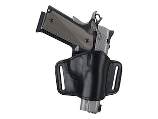 Bulldog Right-Handed Leather OWB Belt Holster For Taurus TCP .380 ACP - Black