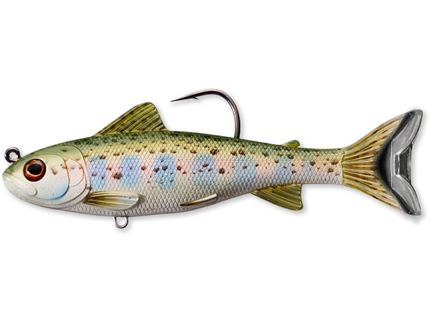 LIVETARGET Trout (Parr) Swimbait 4 Silver/Olive