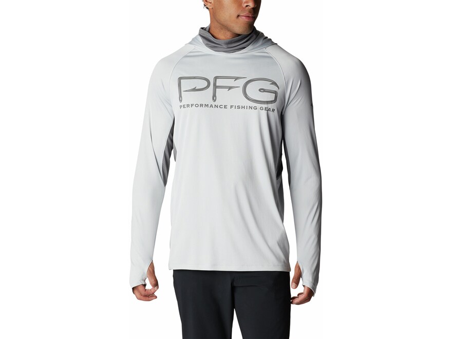 Columbia Men's PFG Terminal Tackle Vent Hoodie Cool Gray/City Gray