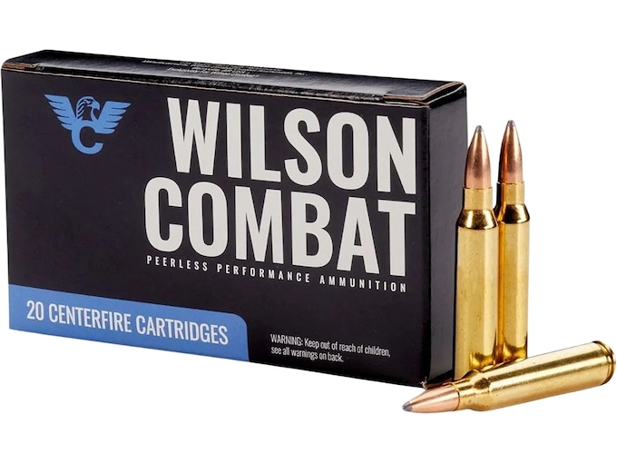 Wilson Combat 223 Remington Ammo 65 Grain Jacketed Soft Point Box of 20