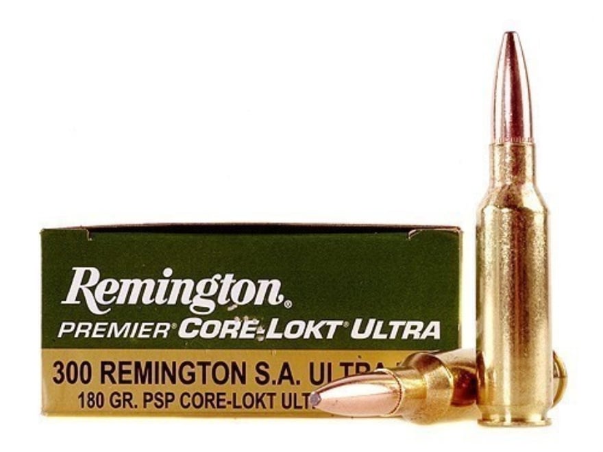 Remington Premier Ammo 300 Remington Short Action Ultra Mag 180 Grain 8660