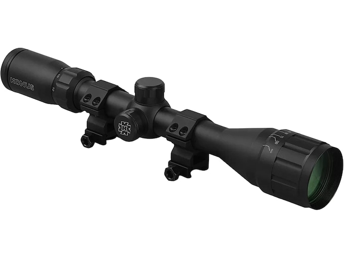 Konus Fighter Rifle Scope 1" Tube 4-12x 40mm BDC Reticle Matte Black