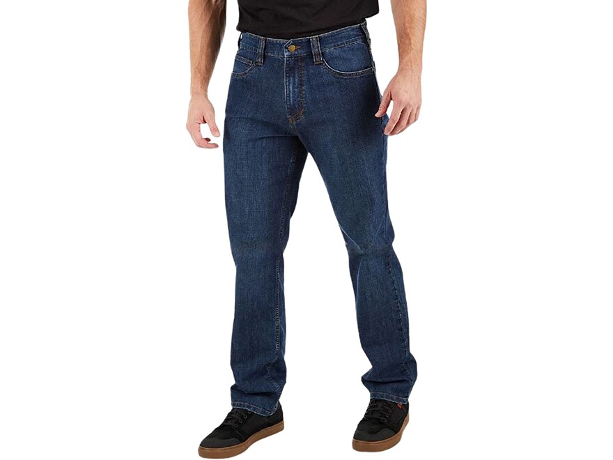 5.11 Men's Defender-Flex Straight Leg Jeans Dark Wash Indigo 40 Waist