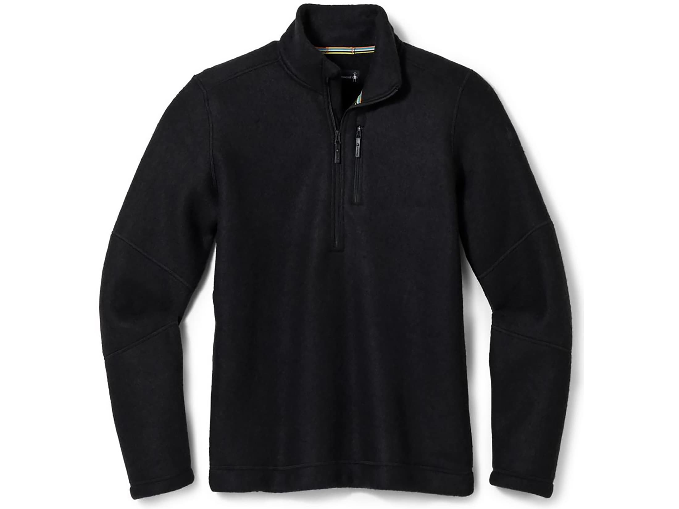 Smartwool Men's Hudson Trail Fleece Half Zip Sweater Black Large