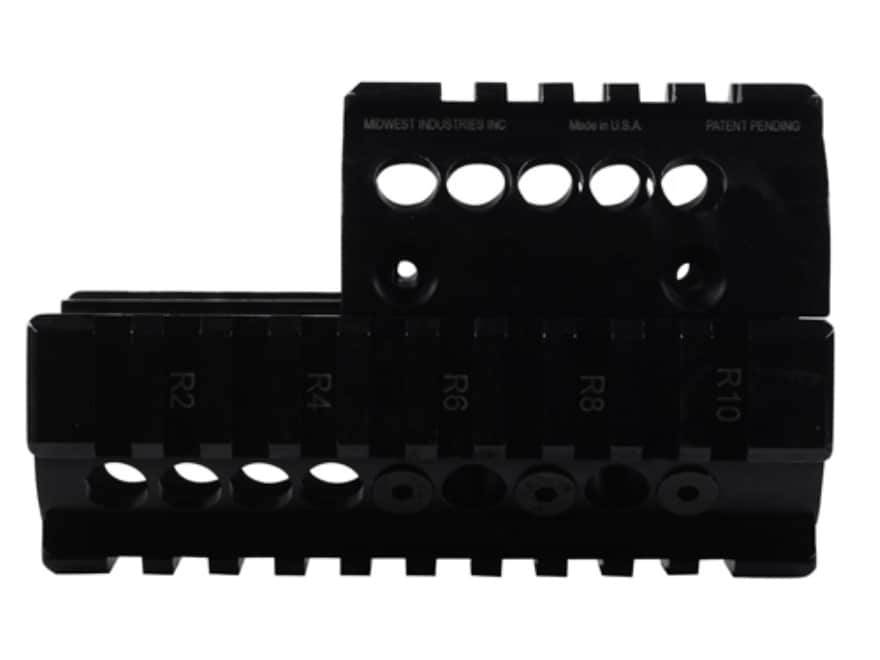 Midwest Industries 2 Piece Handguard Quad Rail Mini Draco Ak 47 Pistol