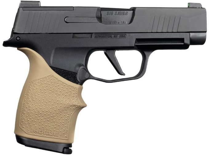 Hogue Handall Slip On Beavertail Grip Sleeve for Sig P365XL Rubber Flat Dark Earth