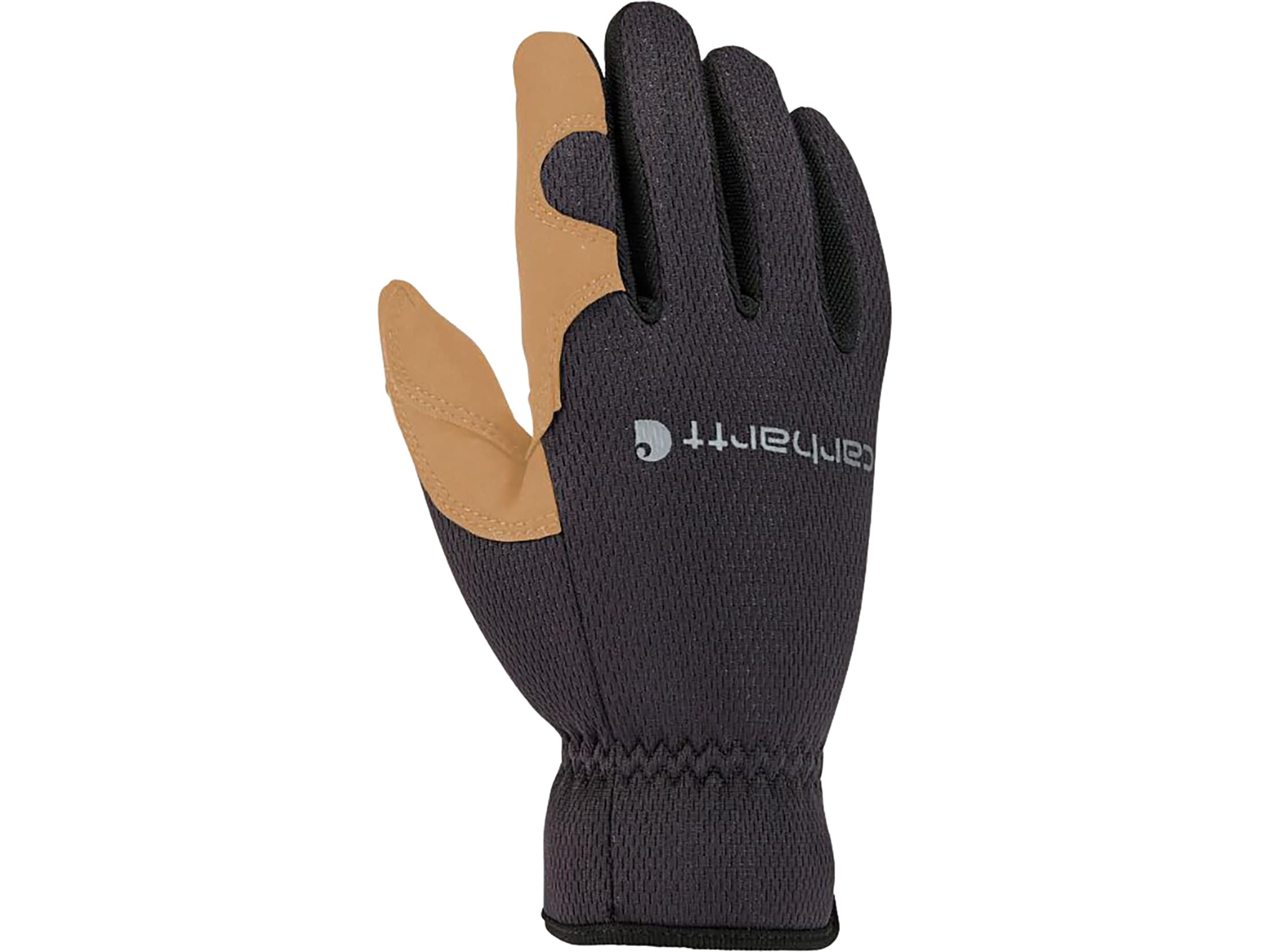 Carhartt Men's High Dexterity Open Cuff Gloves Black/Barley XL