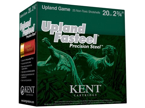 Kent Cartridge Upland Fasteel Precison Steel Upland Ammunition 20 Gauge 2-3/4" 7/8 oz ...