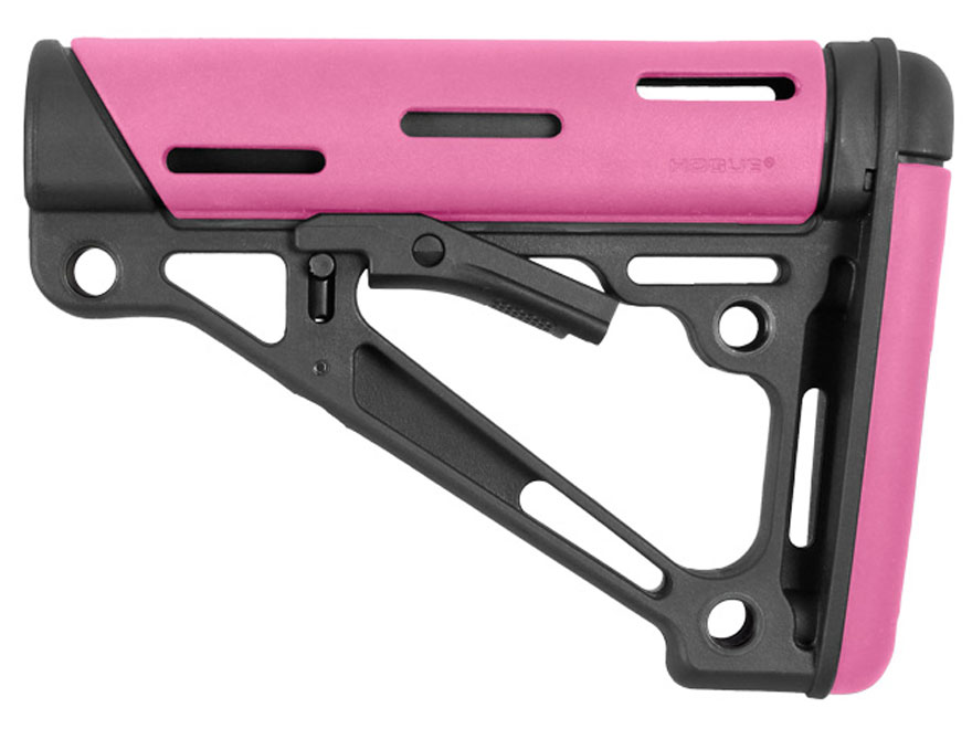 Hogue Overmolded Collapsible Stock Commercial Diameter Ar 15 Lr 308