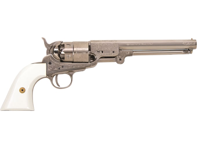 Traditions 1851 Navy Black Powder Revolver 44 Cal 7.5 Nickel Barrel