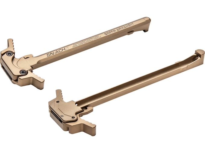 Griffin Armament SNACH Ambidextrous Charging Handle AR-15 Revision 3 Aluminum Flat Dark Earth