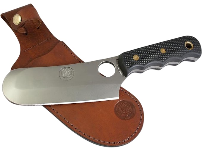 Knives of Alaska Brown Bear Fixed Blade Knife 6.5 Cleaver D2 Bead