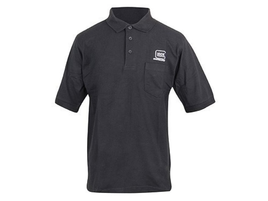 Glock Polo Shirt Short Sleeve Cotton Black 3XL (56)
