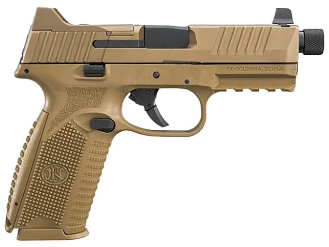 FN 509 Tactical 9mm Luger Pistol 4.5″ Barrel 10+1-Round Flat Dark Earth Magazine Bundle