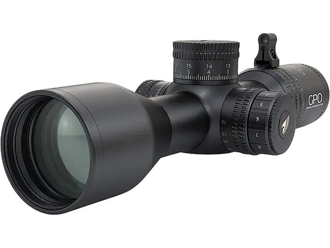 German Precision Optics GPO Centuri Super Compact Rifle Scope 4-16x 44mm Illuminated HS Reticle Matte Black