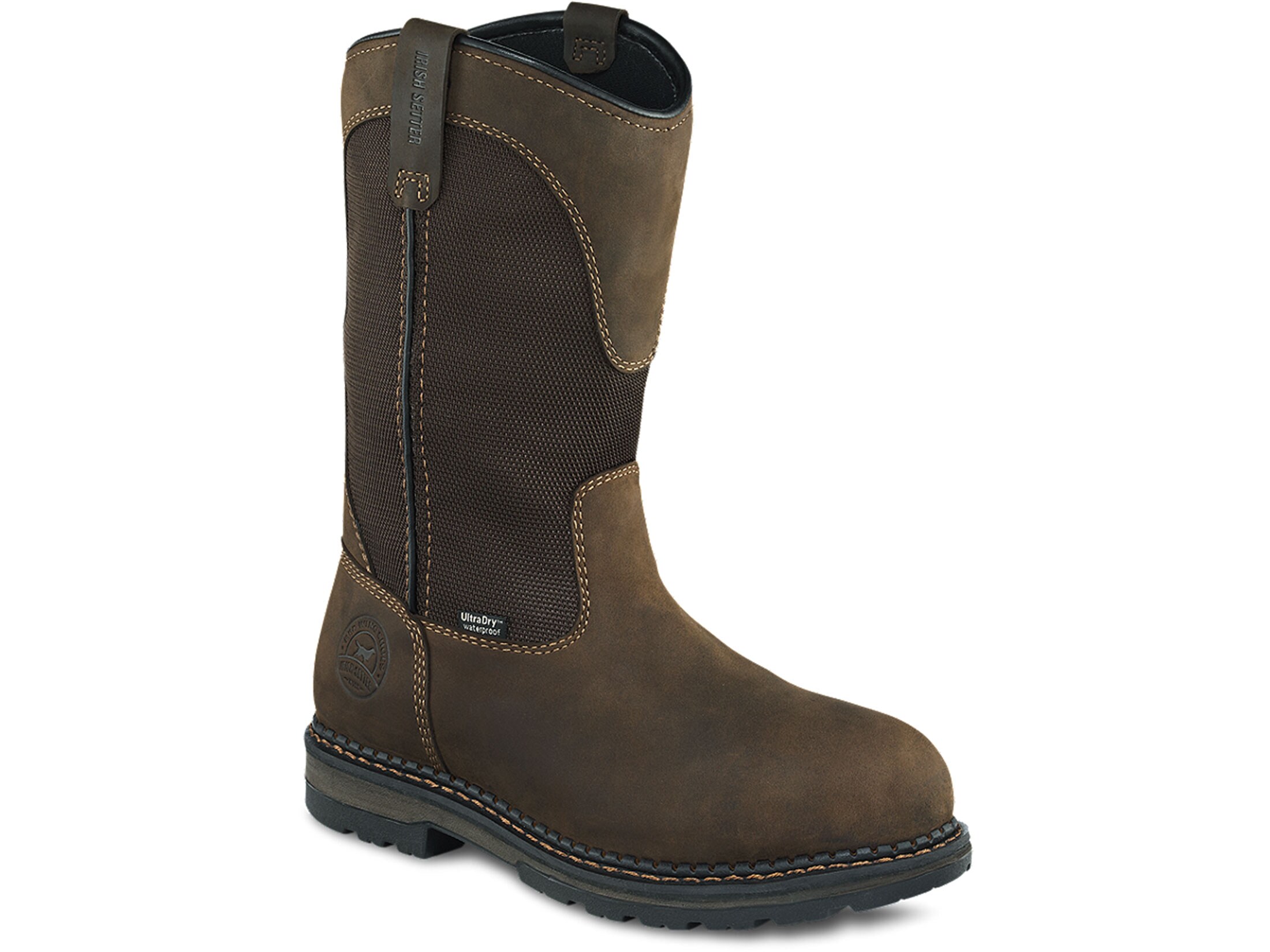 Irish Setter Ramsey 11 Waterpoof Pull-On Aluminum Toe Work Boots