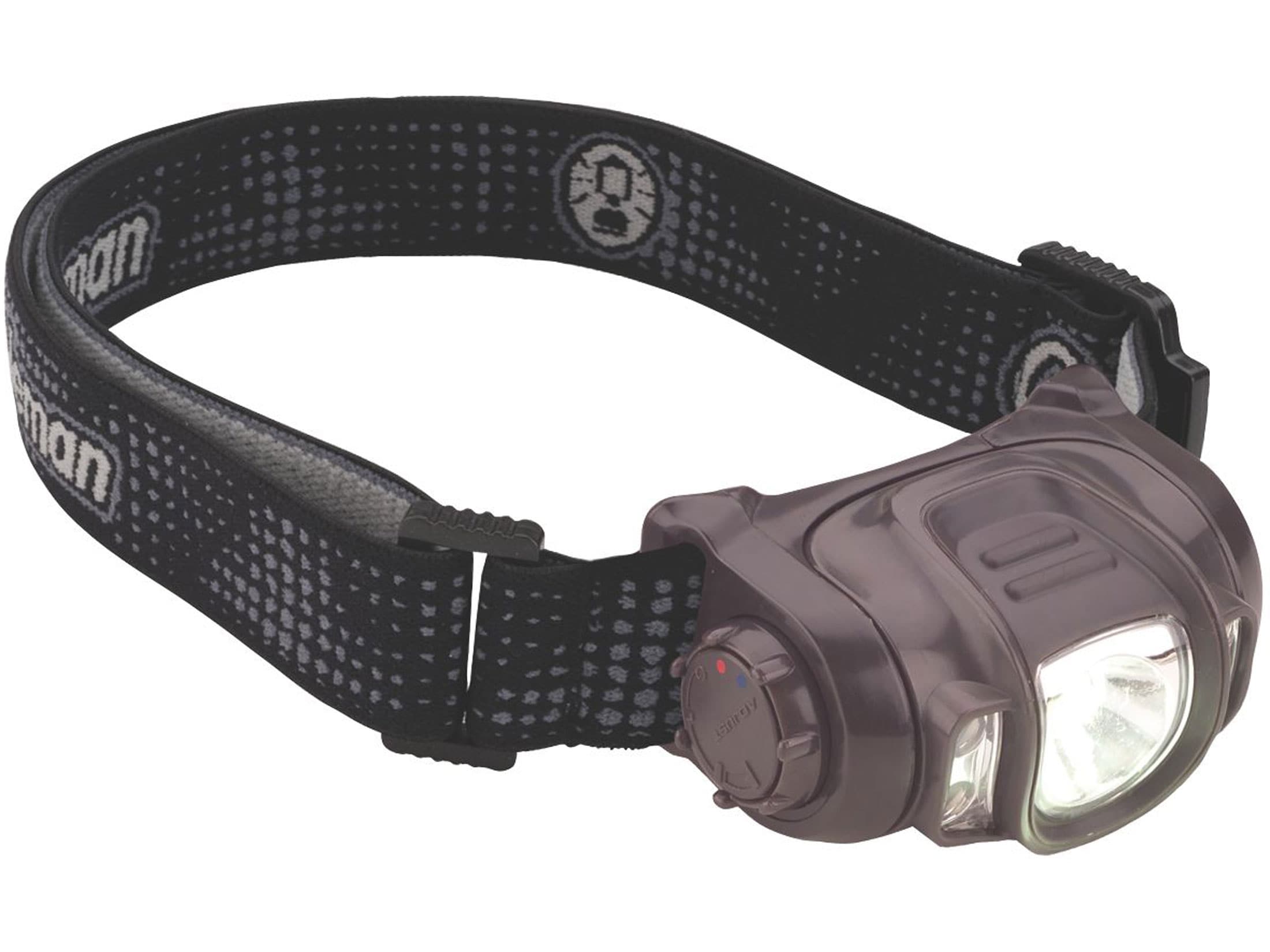 Coleman MultiColor Headlamp LED 3 AA Batteries Polymer Gray