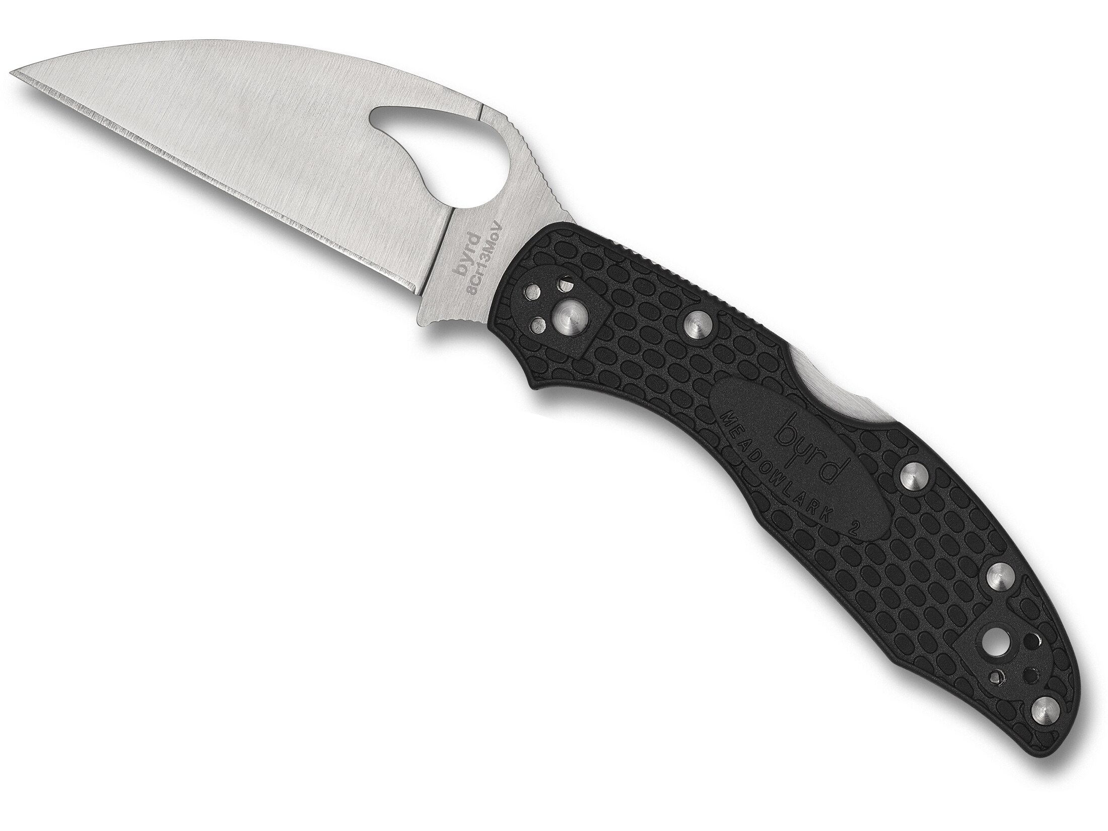 Byrd Knife Meadowlark 2 Lightweight Folding Knife 2.96 Wharncliffe