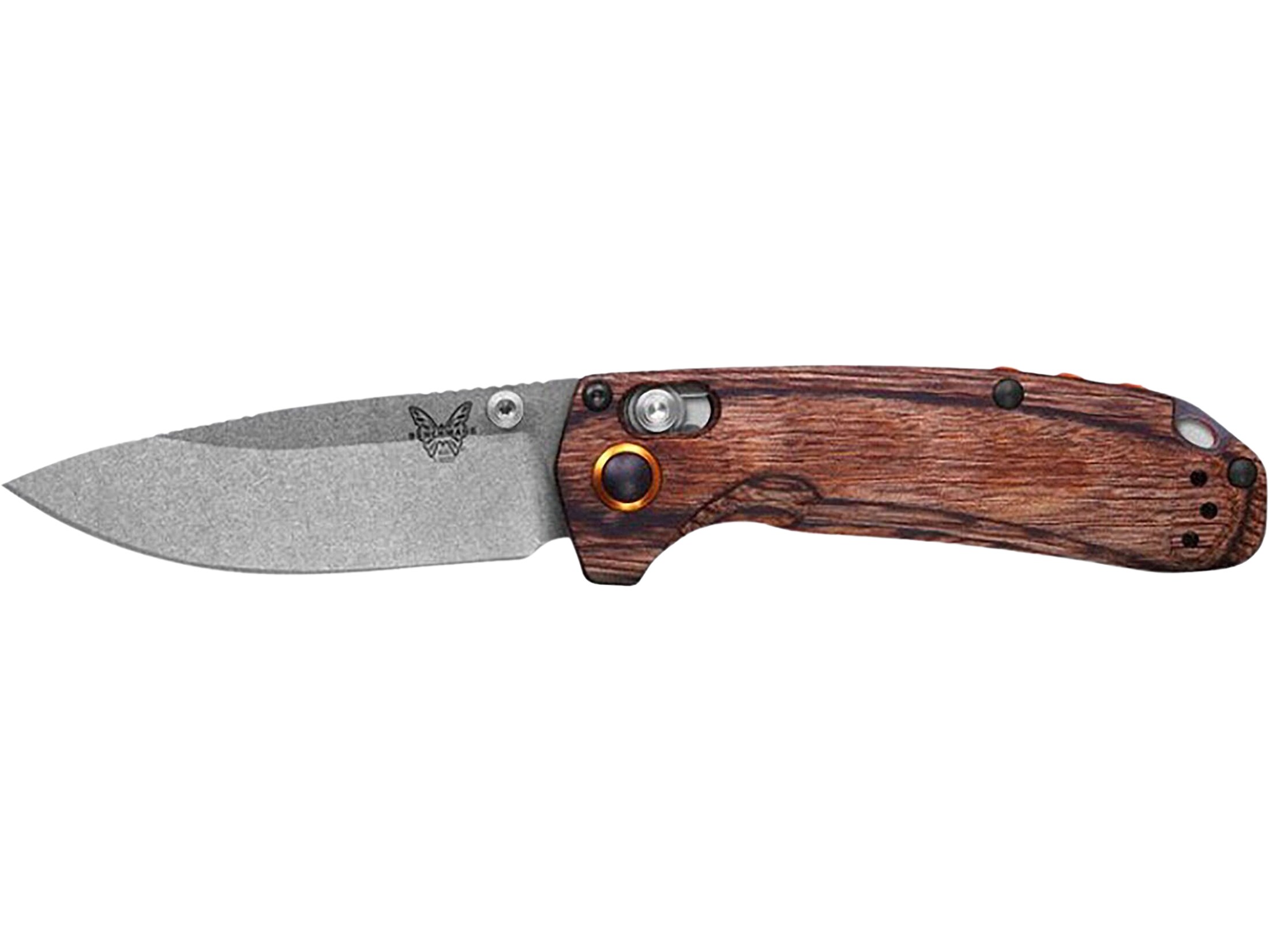 Benchmade North Fork Pocket Knife 2.97 Drop Point CPM S30V Stonewashed