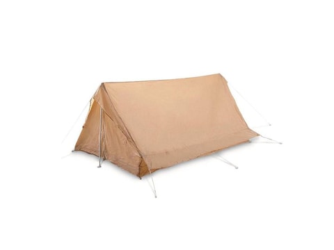 Military Surplus Nato 2 Man F1 Tent With Ground Sheet Grade 1 Sand